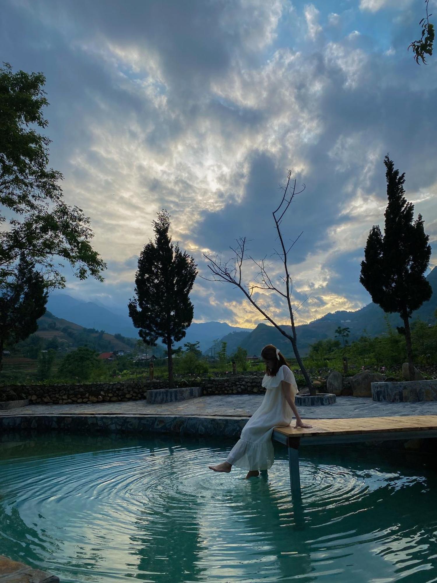 Sapa Riverside Ecolodge & Spa Bagian luar foto